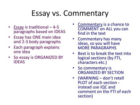 what does commentary mean in an essay? exploring the essence and application of commentary within academic writing.